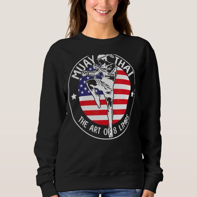 Muay Thai på 8 lökar T Shirt (Framsida)