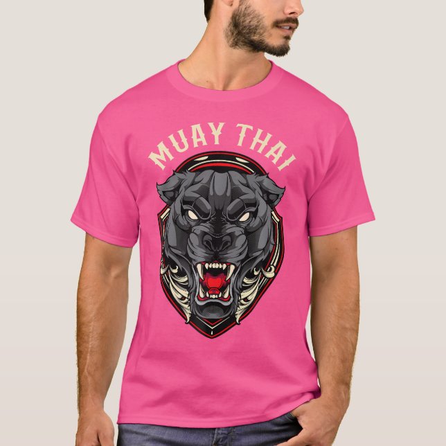 Muay Thai Panther T Shirt (Framsida)