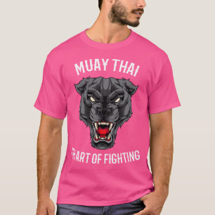 Muay Thai Panther Thai Boxing and Kickboxing T Shirt