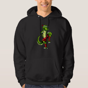 Muay Thai Rex Thaiboxning Och Kickboxning Hoodie