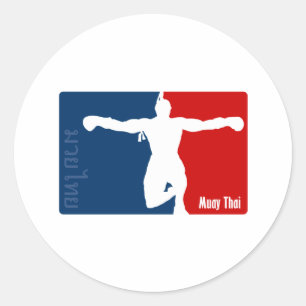Muay Thai Runt Klistermärke