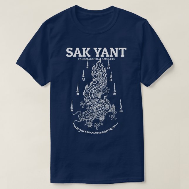 Muay Thai Sak Yant Dragon T Shirt (Design framsida)