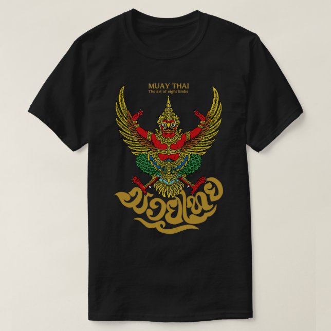 Muay Thai Sak Yant Garuda T Shirt (Design framsida)