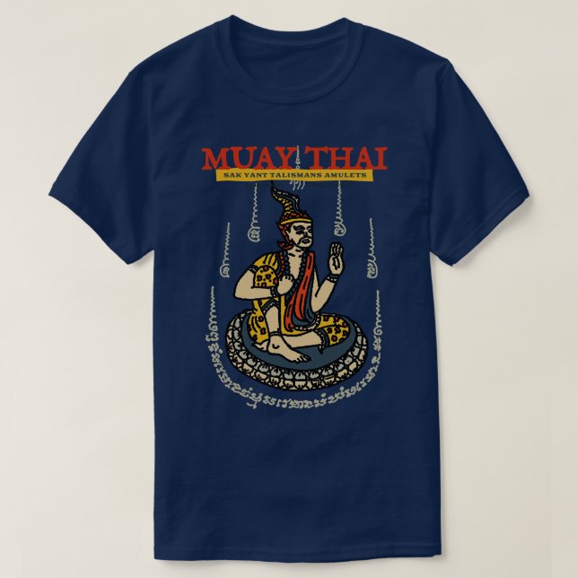 Muay Thai Sak Yant Hermit Tattoo 1 T Shirt (Design framsida)