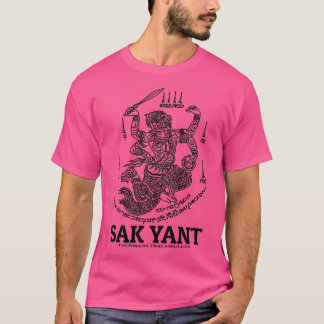 Muay Thai Sak Yant Monkey 12 T Shirt