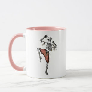 Muay Thai Skeleton Mugg