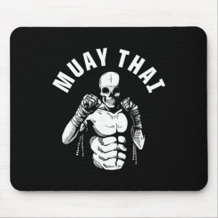 Muay Thai Skelettkämpe Mma Klubbtränare Martial  Musmatta