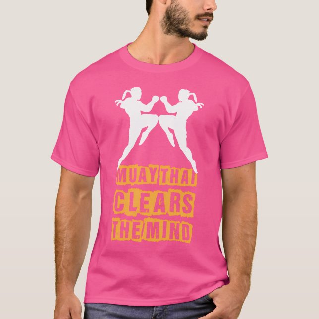 Muay Thai städar minden i Thai Boxing i Muay Tha T Shirt (Framsida)