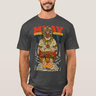 Muay Thai Tatto Hanuman The Art of Åtta Limbs TS T Shirt