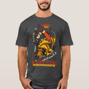 Muay Thai Tattoo Butterfly T Shirt
