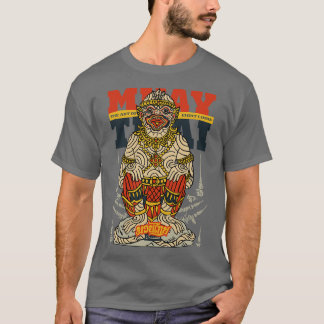 Muay Thai Tattoo Hanuman The Art of Eight Limbs T Shirt