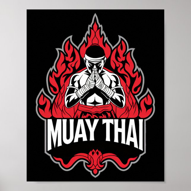 Muay Thai Thai Boxing 1 Poster (Framsidan)