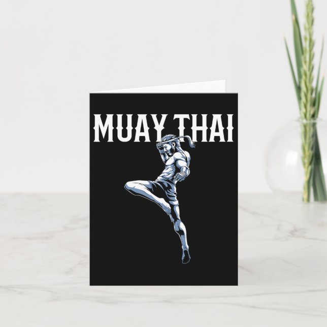 Muay Thai - Thai Boxing and Kickboxing Kort (Framsida)