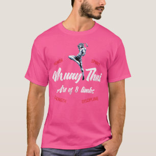 Muay Thai Thai Boxing and Kickboxing T Shirt