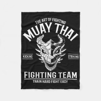 Muay Thai Thai Boxing Kickboxing  Fleecefilt