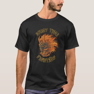 Muay Thai Thai Boxing MMA Oni Mask Hannya T Shirt