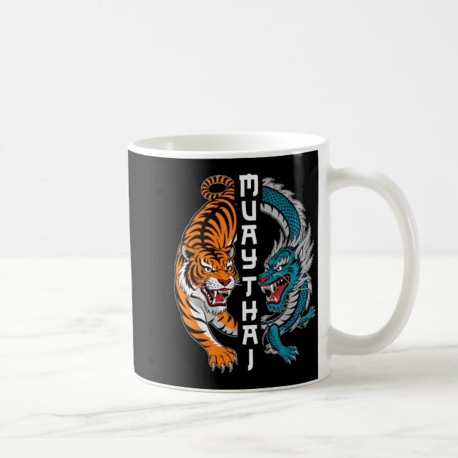 Muay Thai Thailand Boxing Muay Thai Fan Men Women  Kaffemugg (Höger)