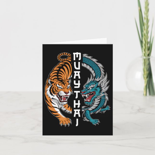 Muay Thai Thailand Boxing Muay Thai Fläkt Manar Wo Kort (Framsida)