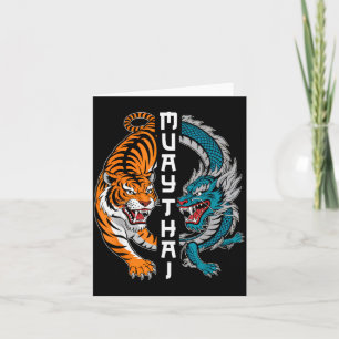 Muay Thai Thailand Boxning Muay Thai Fan Man Kvinn Kort