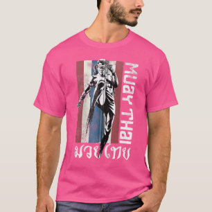Muay Thai Thailand Flagga Martial Arts T Shirt