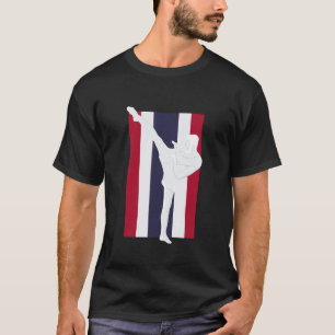 Muay Thai Thailand Flagga T Shirt