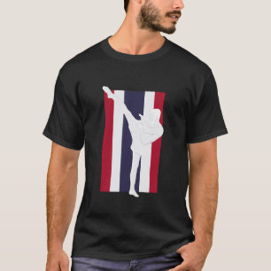 Muay Thai Thailand Flagga T Shirt