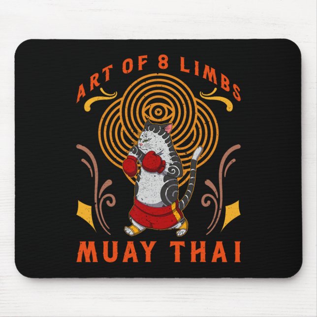 Muay Thai Thailand nävringsboxning knä tekniker Musmatta (Framsidan)