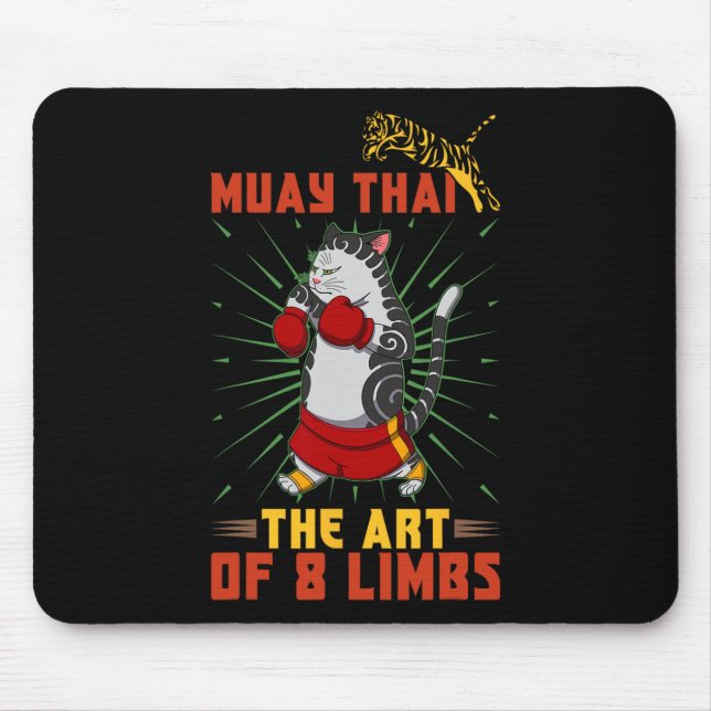 Muay Thai Thailand nävringsring knä fighter teknik Musmatta (Framsidan)
