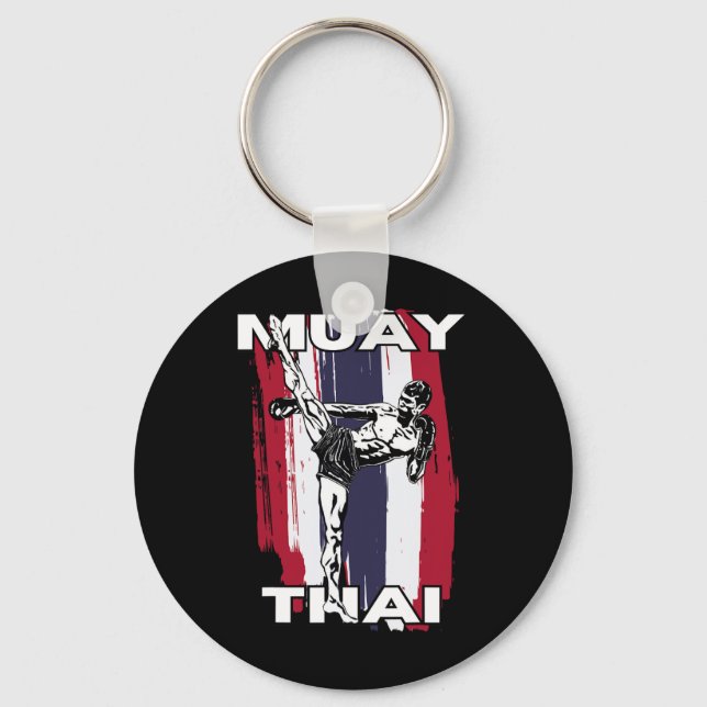 Muay Thai, Thailändsk boxning Nyckelring (Framsida)