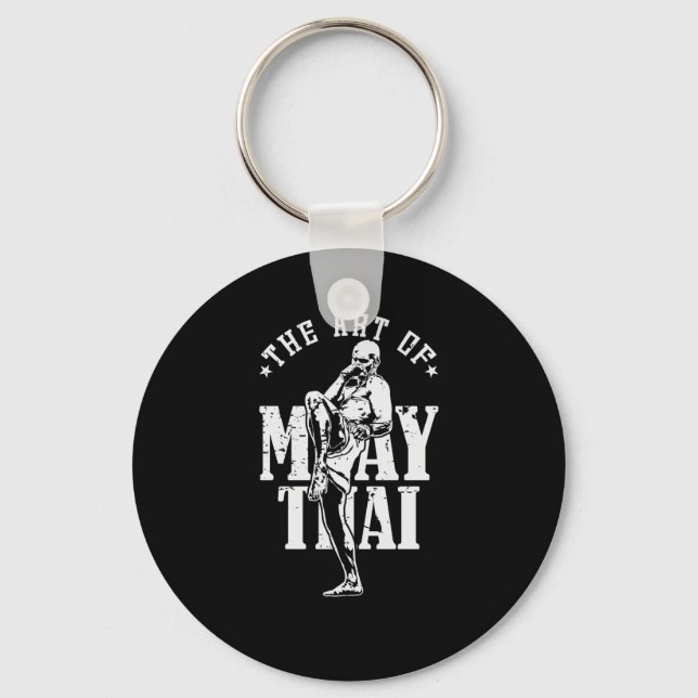 Muay Thai "The Art of Muay Thai" Nyckelring (Framsida)