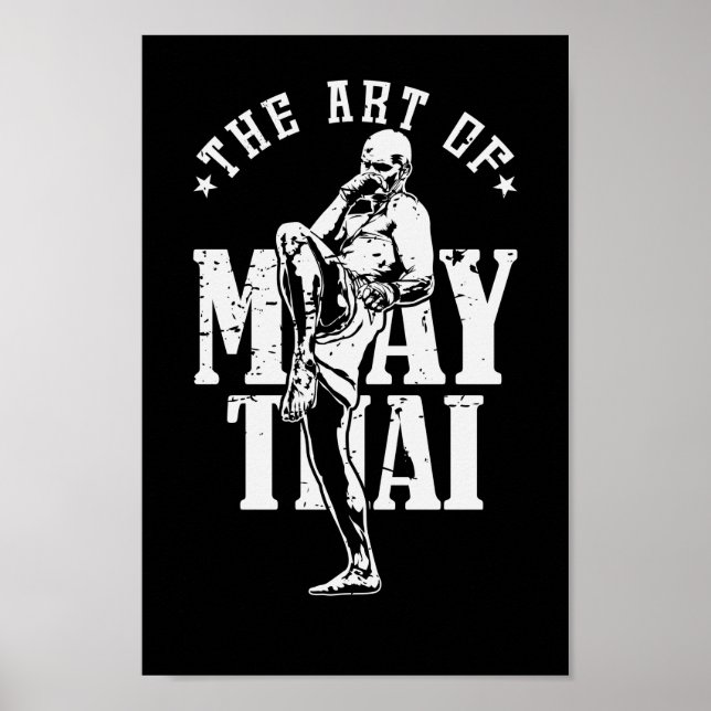 Muay Thai "The Art of Muay Thai" Poster (Framsidan)