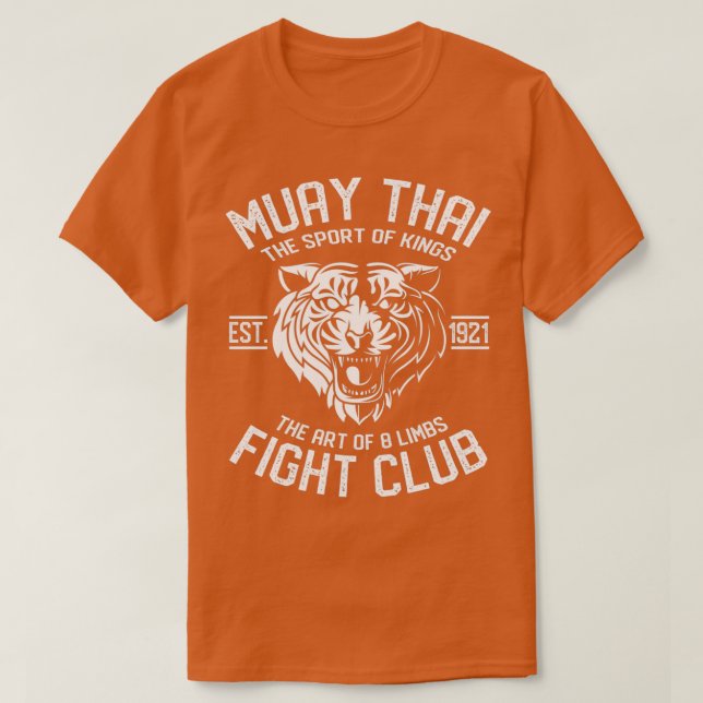 Muay Thai Tiger EssentialCopy T Shirt (Design framsida)