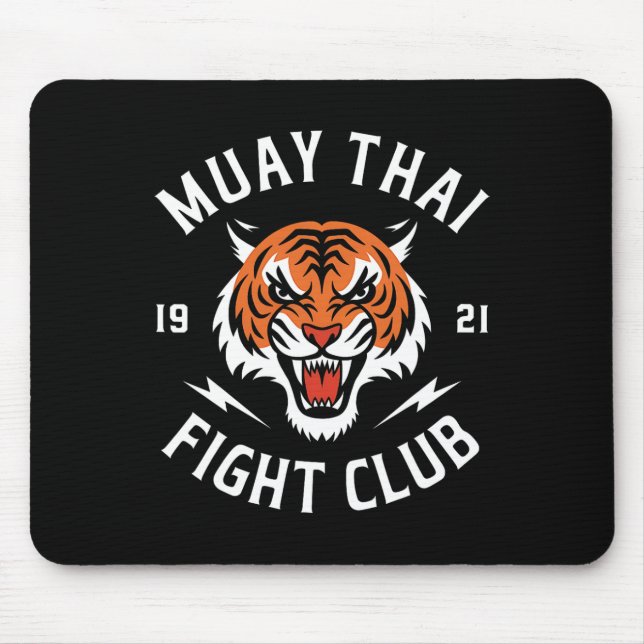 Muay Thai Tiger Fight Kickboxning Boxare Thaiboxni Musmatta (Framsidan)