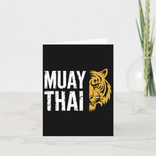 Muay Thai Tiger Martial Arts Fighter Kort