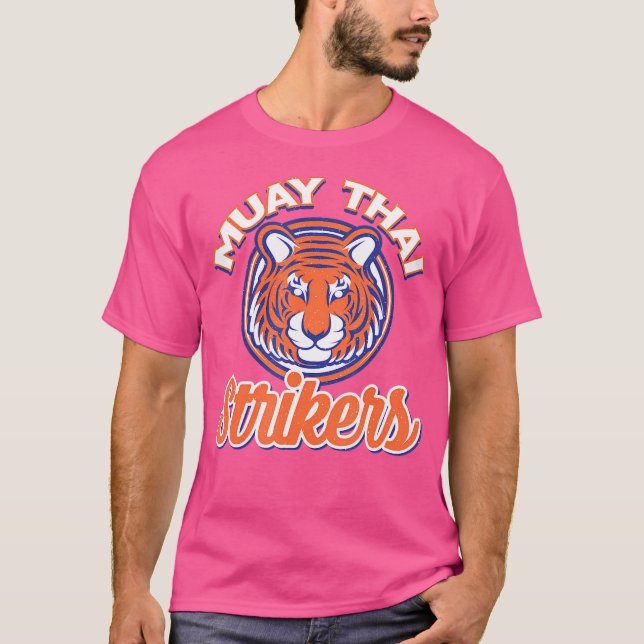 Muay Thai Tiger Muay Thai T Shirt (Framsida)
