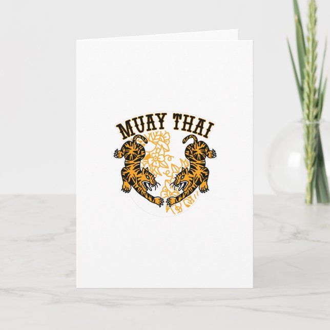 Muay Thai Tigers Kort (Framsida)