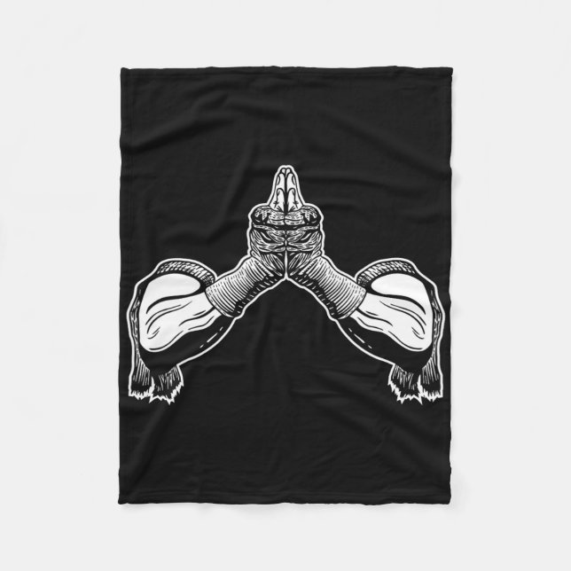 Muay Thai Traditional Bära Fleecefilt (Framsidan)