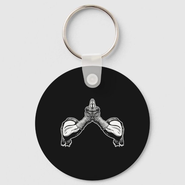 Muay Thai Traditional Bära Nyckelring (Framsida)