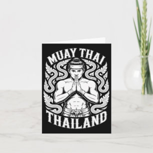Muay Thai Training Kickboxing Thailand Vintage Tig Kort