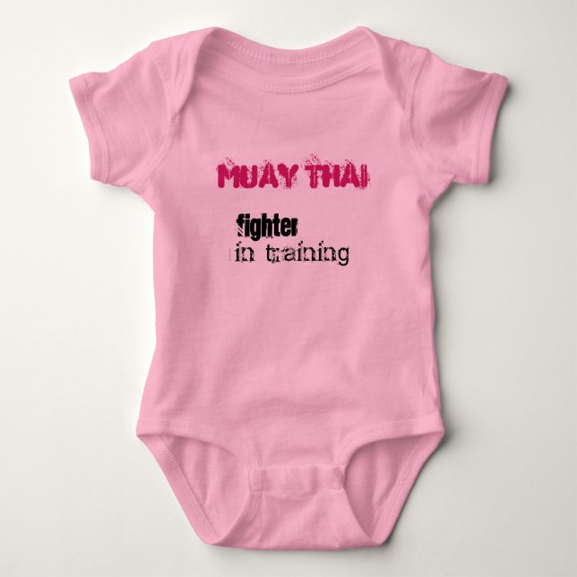 Muay Thai - under utbildning T Shirt (Framsida)