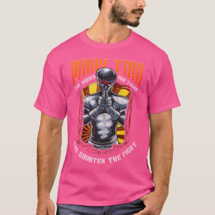 Muay Thai underblåser kampen mot bilden av åtta le T Shirt