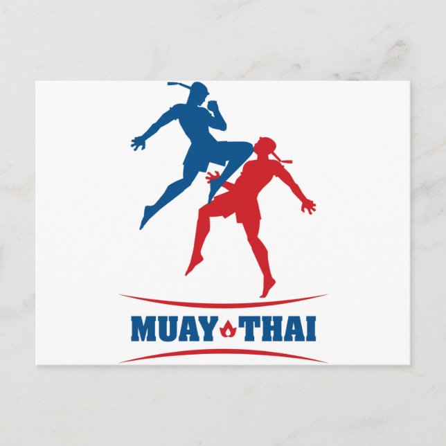 Muay Thai Vykort (Framsida)