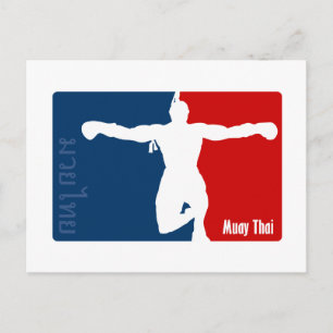 Muay Thai Vykort