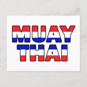 Muay Thai Vykort