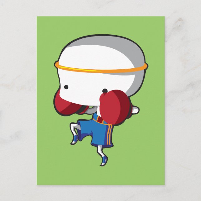 Muay Thai Vykort (Framsida)