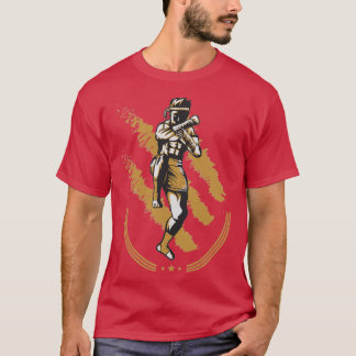 Muay Thai Warrior Thai Boxing Kickboxing Fitness G T Shirt