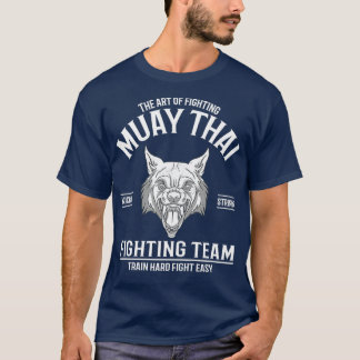 Muay Thai Wolf Thai Boxing T Shirt