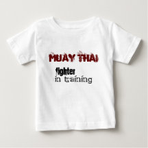 Muay thailändsk bebis - kämpe i utbildning
