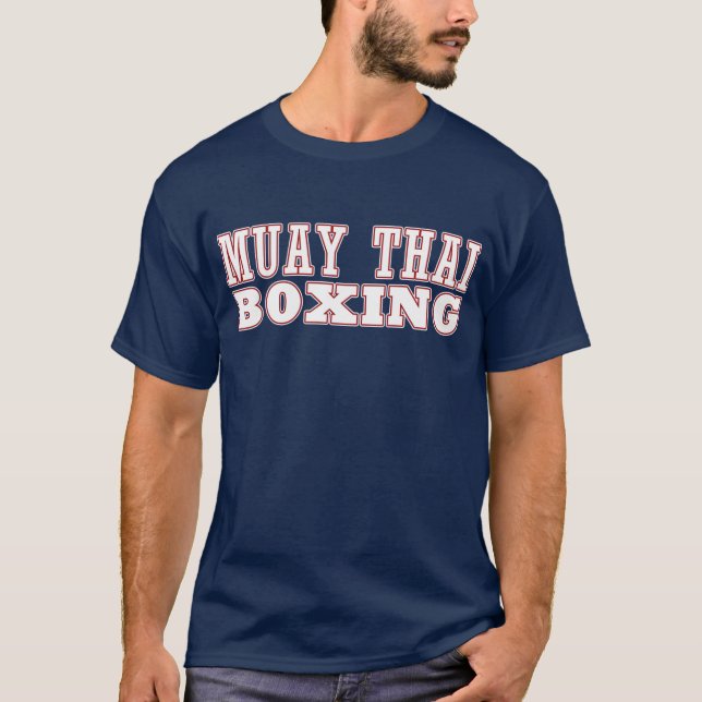 Muay thailändsk boxningutslagsplats tee shirt (Framsida)