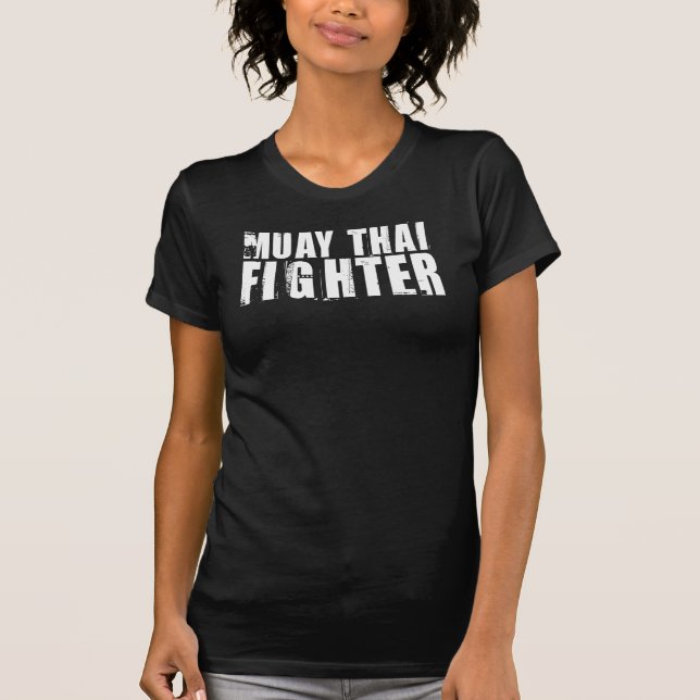 Muay thailändsk kämpe t-shirt (Framsida)